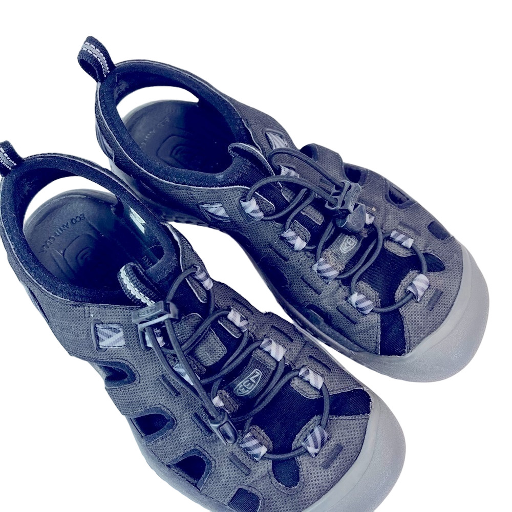 Keen Women's Soir Spot Closed Toe Water Sandals Shoe Black Steel Gray Size 6